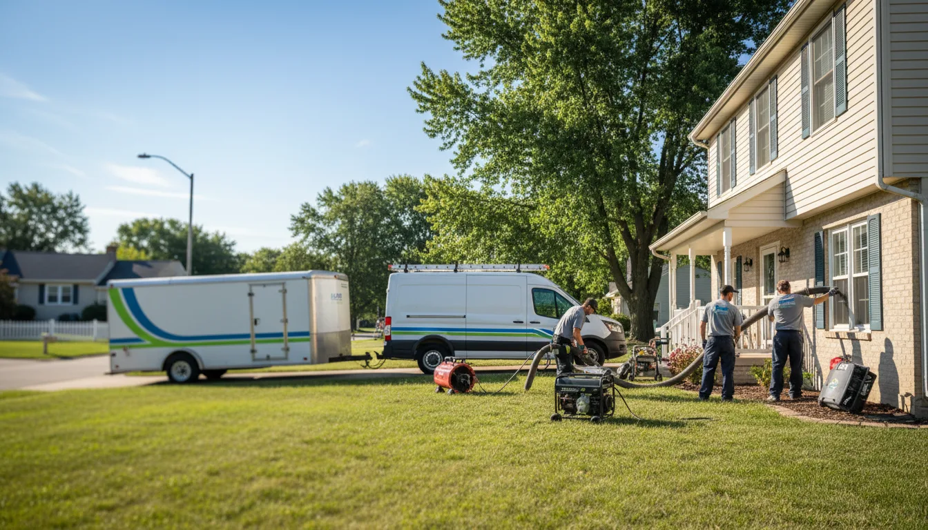 Flooded Basement Restoration And Cleanup With Repair in Jesup, IA near me